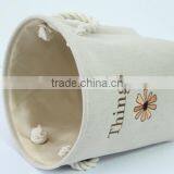 YIWU RODA Cotton Embroidery Bin Canvas Toys Receive Basket Sundry Receive Storage Basket Bathroom Laundry Basket thumbnail-2