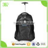 Wholesale Online Backpack Trolley Wheeled 600D Polyester Trolley Bag With Many Pockets thumbnail-1