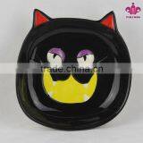 Ceramic Black Cat Bowl for Halloween thumbnail-1
