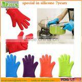 Custom Grill Mitt Silicone Bbq Gloves and Withstand Silicone Grill Gloves