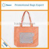 Custom Logo Printing Trendy Standard Size Cotton Canvas Fabric Tote Bag thumbnail-4