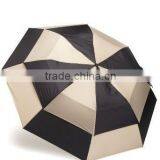 2 Folding Leading Factory Automatic 27 Inch Golf Cheap Vented Umbrella thumbnail-3