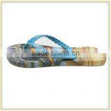 New Fashion EVA Flip Flop Beach Rubber Embossed Thong Slipper for Men thumbnail-3
