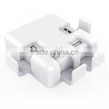 Wholesale High Quality 4 Ports 8A Multi USB Home Charger For IPhone Samsung (EU/UK/US Plug)