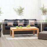 All Weather Synthetic Rattan Sofa Set Furniture - Poly Rattan Garden Furniture - Wicker Rattan Sofa Furniture thumbnail-1