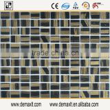 hot selling deep Brown color glass mosaic 300*300mm