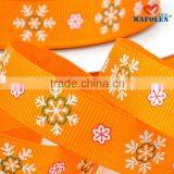 Guangzhou Rgb Packing co 2015 New Products Christmas Grosgrain Flower Pattern Ribbon thumbnail-5