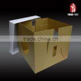 Customized Window Clamshell Corrugated Paper Box thumbnail-1