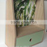 Nice Green Plant Hotsale Display and Storage Wooden Handmade Craft Table Case thumbnail-4
