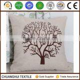 High Quality Embroidery Linen Cotton Cushion for Chair thumbnail-2