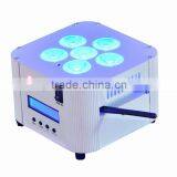 6*18w 6 in 1 Rgbwa uv Battery Powered Stage Lighting thumbnail-5