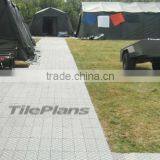 Portable Outdoor Interlocking Flooring for Outdoor Event or Walkway and Tent thumbnail-2