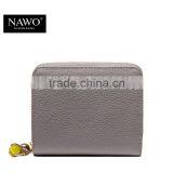 Customized Hasp Open Wallet Women Genuine Leather Coin Hand Purse thumbnail-3