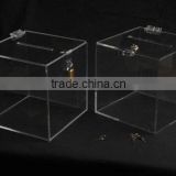 Clear Square Acrylic Ballot Box