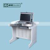 White High Gloss Computer Desk Ergonomic Hide Away School Study Desk