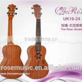 Wholesale24 " Carving Sapele Ukulele From China Factory thumbnail-1