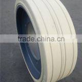 Airless Tire Rim Solid Wheel for JLG Scissor Lift Platform 323*100 406*125 thumbnail-2