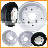 Solid Tire 4.00-8 5 Bolt Holes White Split Wheel Rims 3.75-8 With Low Price thumbnail-1