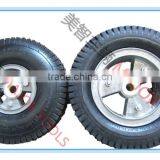 10/13 Inch Pneumatic Rubber Wheel With Wide Section thumbnail-1