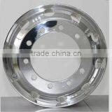 Polished and Machined Forged Aluminum Truck Wheel 22.5x8.25, 22.5x9.00, 22.5x11.75. 24.5x8.25 thumbnail-2