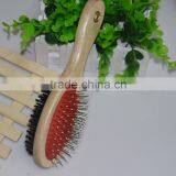 Bulk Wooden Handle Pet Dog Hair Comb thumbnail-1