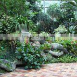 Large Garden Design Glass Covered Commercial Greenhouse For Vacational Village thumbnail-6