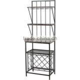 Chair Shpaed Black Iron Water Bottle Rack thumbnail-1