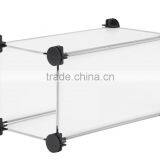 PP Shelf Storage With Doors Shoe Rack Organizer Shelving System Plastic White thumbnail-4