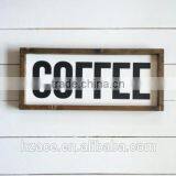 Coffee - Wood Sign thumbnail-2