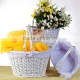 2016 Wholesale Empty Silver Flower Basket for Flower and Gifts thumbnail-1