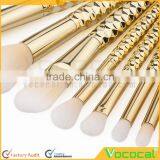 8 PCS Makeup Cosmetic Brush Kit Foundation Eyebrow Powder Blush Outline Nasal Blending Brush Set Gold thumbnail-3