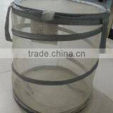 Store More Good Quality Grey Mesh Foldable Pop up Laundry Hamper thumbnail-1