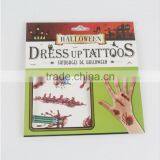 Halloween Simulation Tattoo Sticker Halloween Scar Wound Real Blood Personality Transfer Tattoos thumbnail-1