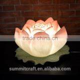 Resin Oriental Style Lotus Table Lamp thumbnail-5