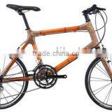 Eco-friendly 9-Speed Smoked Bamboo Sports Bicycle thumbnail-1