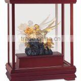 Gold Foil Loves Bird Statue in Display Box Promotion Gift thumbnail-1