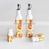 Wholesale Porcelain Oil Bottle and Salt Pepper Shaker Cruet Set thumbnail-4