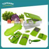10pcs Multipurpose Fruit Vegetable Tool Set Manual Vegetable Peeler Grater Slicer Cutter thumbnail-1