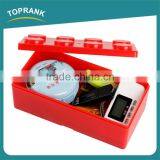 Multi-function Desktop Storage Building Blocks Design Plastic Storage Box With Lid thumbnail-4