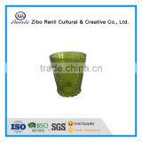 Green Vintage Bubble Votive Glass Candle Holder for Church thumbnail-2