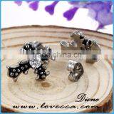 New ! Factory Wholesale Surgical Grade Stainless Steel Cross Earrings for Men thumbnail-4