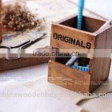 do Old Zakka Wooden Pen Container or Sundry Box thumbnail-1