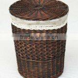 Linyi Wholesale Round Rattan Laundry Basket thumbnail-1