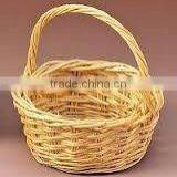 Round Wicker Display / Gift Basket With Handle thumbnail-1