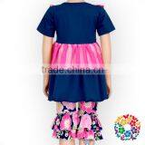 2017 Summer Boutique Clothing Set Ruffle Top And Shorts Two Pieces Girls Outfits thumbnail-6