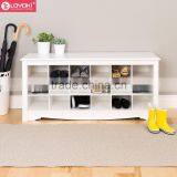 2016 New Cubbie Storage Bench Shoe Organizer Entryway Shoe Storage Bench Eco-friendly MDF Wood Bench thumbnail-2