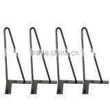 Hot Item Metal Solid Steel Black Color 16 Inch 2 Rod Metal Hairpin Leg for Coffee Table thumbnail-2