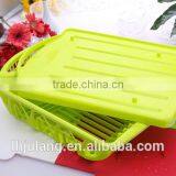 Wholesale Useful Plastic Dish Drainer for Kitchen / Plastic Dish Rack thumbnail-3
