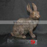 Rabbit Bronze Sculpture for Sale in Home Decor thumbnail-1