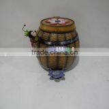 YS13646 Metal Wine Design China Dustbin Made in Xiamen thumbnail-1